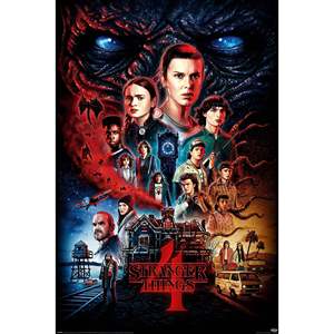 Modern Style Stranger Things 4 <b>Poster</b> Vecna Design Wall Usage Made of Paper - Product Image 1