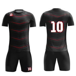 Kit de football respirant personnalisé ensemble de football personnalisé pour jeunes ensembles d'uniformes de football maillots de football sublimés vêtements de plein air - Product Image 2