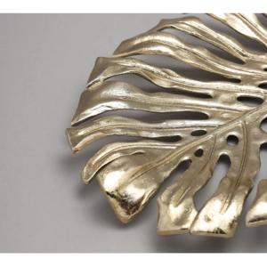 Bandeja de hoja de oro moderna, vajilla de Ramadán para boda, bandeja de comida decorativa, Bandejas para servir - Product Image 5