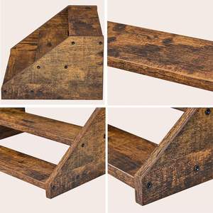 Présentoir en bois, présentoir à 3 niveaux, étagère à épices, étagère à gradins vintage pour cupcakes et décoration d'objets de collection - Product Image 5