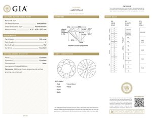 Top Grade 1.00 Carat Diamants Blancs Rond Brillant Cut E Couleur VS2 Clarté Naturel GIA Certifié Lâche Solitaire Diamants ODM - Product Image 2