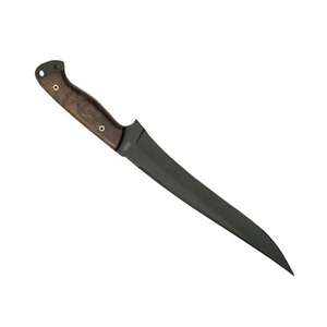 Cuchillo de Pesca Personalizado Hecho a Mano Jexmoo, Cuchillo para Filetear con Hoja de Acero al Carbono y Funda de Cuero, Regalo para Pescadores - Product Image 1