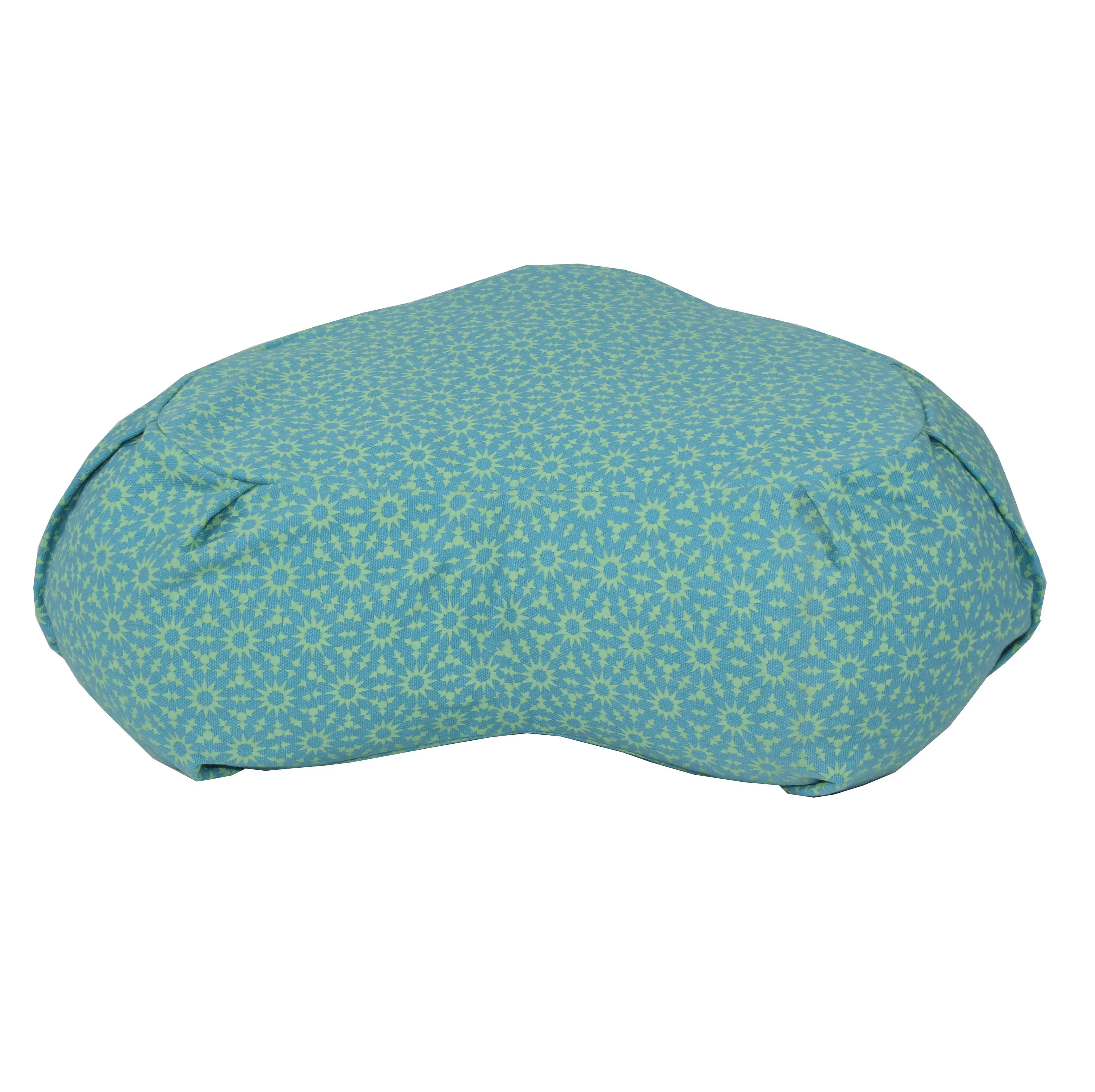 High Quality New Trendy Design Crescent Meditation Cushion Buckwheat Filled Yoga Meditation Pillow for Sale