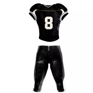 Maillot de football américain en Spandex/Polyester personnalisé, grande taille, respirant, léger, à manches courtes, vente en gros - Product Image 1