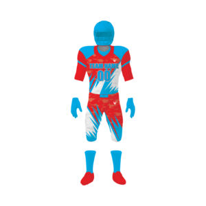 Ensemble d'uniformes de football américain sur mesure de haute qualité, logo personnalisé, taille plus, respirant, séchage rapide, 100% polyester, vêtements de sport - Product Image 3