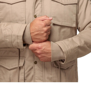 เสื้อแจ็คเก็ตพาร์กาผู้ชายแฟชั่นฤดูหนาว โลโก้สั่งทำได้ บุผ้าฝ้ายอุ่น กันลม มีฮู้ด ใส่ได้สองด้าน มีไซส์พลัส - Product Image 5