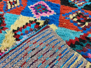 Alfombra bereber marroquí Vintage hecha a mano, corredor de lana colorido para decoración del hogar para uso en pasillo, venta al por mayor disponible - Product Image 2