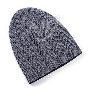 100% algodón lana ropa de invierno Beanie sombreros hechos en la mejor tela superventas Jacquard Beanie sombreros para la venta - Product Image 2