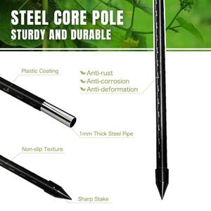 60 cm de haut métal jardin Art treillis fleur Supporter et plante Support Cage piquets pour plantes grimpantes et culture de tomates - Product Image 5