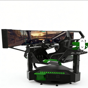 New Ultimate Racing Immersive Driving Cockpit User-Friendly Controls USB Connectivity Flashing <b>Lights</b> for <b>Gaming</b> Enthusiasts - Product Image 2