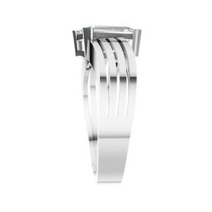 Anillo de Compromiso de Lujo para Mujer con Diamante Cultivado en Laboratorio Certificado por IGI, Engaste de Puntas, Oro Sólido de 14k, para Regalo de Aniversario de Bodas o Fiesta - Product Image 2