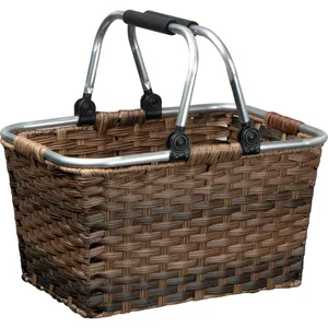 Cesta de Compras de Ratán Personalizada - Product Image 1