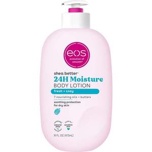 Lotion corporelle au karité EOSS Fraîche et Confortable, hydratation 24h, légère, non grasse, enrichie en Vitamine E, naturelle, végane, France, 473 ml - Product Image 1