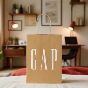 Nouvel arrivage de sacs en papier alimentaire kraft classiques écologiques avec stratification Cadeau d'artisanat biodégradable recyclable avec impression de logo personnalisé - Product Image 3