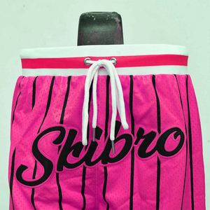 Summer Breathable Double Layer Sublimation 100% Polyester Jogger Gym Blank Men's Basketball Custom Mesh Shorts for Men - Product Image 5