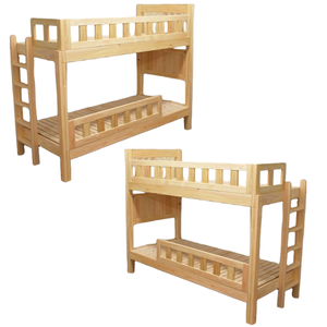 Litera de madera de lujo, litera de madera maciza con escalera para niños, muebles, cama doble de Indonesia - Product Image 2