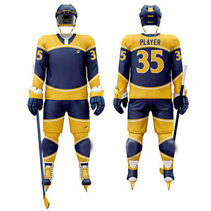 Nuevo Estilo de Uniformes de Hockey sobre Hielo Transpirables de Secado Rápido, Spandex/Poliéster, Color Personalizado y Ropa de Equipo con Logotipo Personalizado - Product Image 5