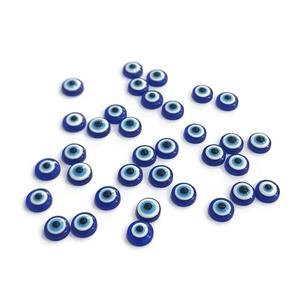 Paquete de 1000 hallazgos de joyería de ojo malvado de plástico de 8mm - Product Image 2