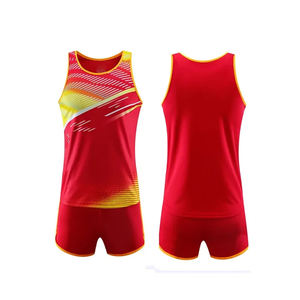 Nuevo Diseño de Uniformes de Atletismo Impresos de Alta Calidad, Transpirables, de Secado Rápido, Venta al por Mayor, Precio Económico - Product Image 1