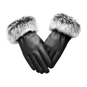 Guantes de Piel de Oveja Genuina para Mujer, Diseño de Moda, Resistentes al Viento, para Conducir en Invierno, Venta al Por Mayor - Product Image 1