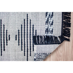 พรมผ้าฝ้ายถักมือทรงสี่เหลี่ยมผืนผ้าทันสมัยสำหรับห้องครัวห้องรับประทานอาหารสำหรับเด็กใช้ตกแต่งบ้านอเนกประสงค์ - Product Image 4