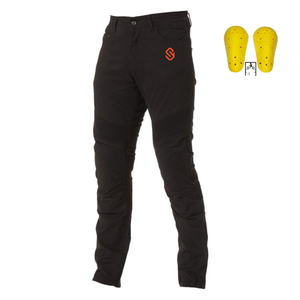Pantalon d'équitation de moto avec armure amovible Jeans de protection pour motards Pantalons d'équitation renforcés pour équipement de sécurité de randonnée - Product Image 1