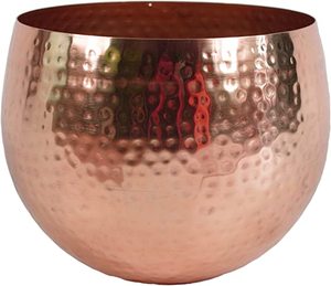 Centro de mesa hecho a mano personalizado, tazón de cocina Simple de cobre y Metal negro, tazón decorativo para mesa de comedor - Product Image 3