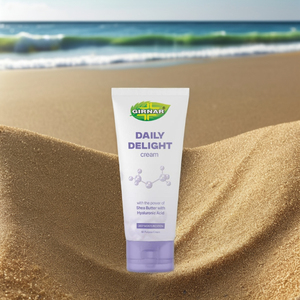 Daily Delight Crème hydratante 100gm Acide hyaluronique Beurre de karité Ingrédients sûrs pour la boîte de produits de soins de marque privée huileuse - Product Image 3