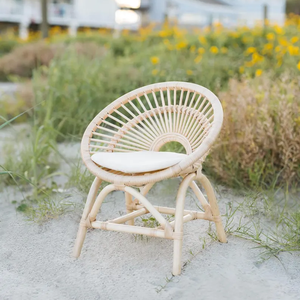 เก้าอี้หวายมือสีรุ้งสำหรับเด็ก-ที่นั่งธรรมชาติสำหรับเด็กวัยหัดเดินและเด็ก | ดีไซน์เป็นมิตรกับสิ่งแวดล้อมและทันสมัย - Product Image 2