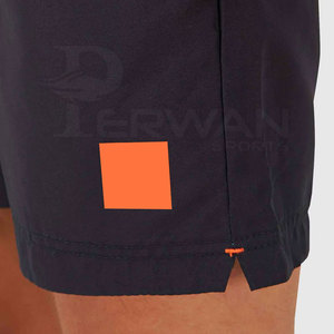 High Street Style Pantalones cortos de playa de algodón de color sólido para hombres para adultos para correr y Playa-Teñido liso - Product Image 5