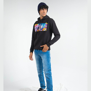 Sweat à capuche homme de haute qualité confortable Goku DBZ 300g polaire à manches longues sweat à col rond ODM approvisionnement Design solide brodé - Product Image 2