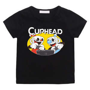 T-shirt de jeu Cuphead pour enfants 100% coton Jersey Enfant Tshirt - Product Image 1