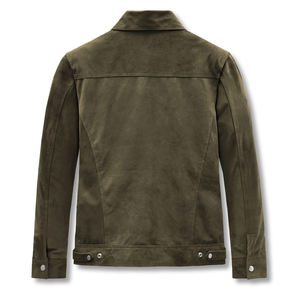 Veste en cuir de vachette pour hommes motif solide veste d'hiver en cuir High Street prix de gros vestes de mode de haute qualité - Product Image 6