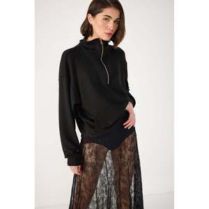 Sweat-shirt modal à demi-zip quotidien (Viscose/Polyester) - Product Image 3