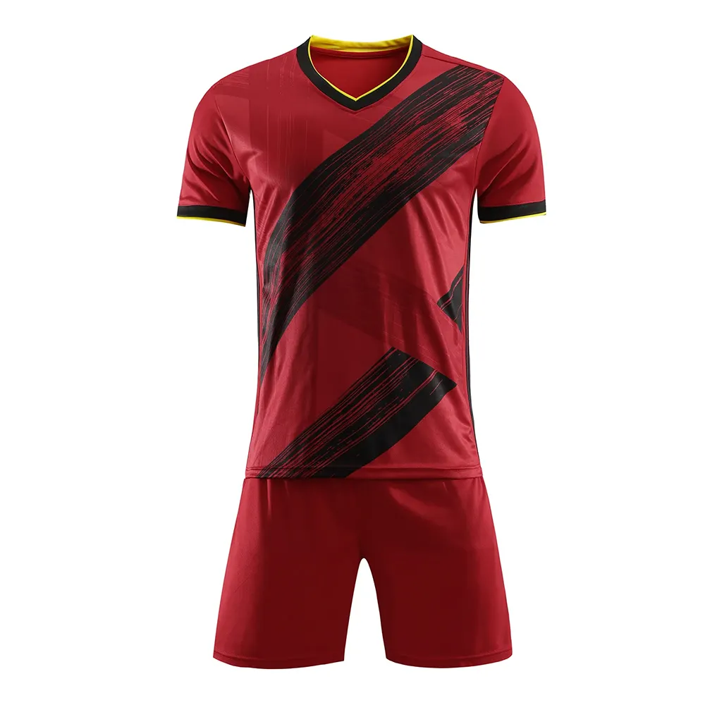 Mais recente Design Futebol Uniforme Jersey Futebol Futebol Uniforme Hot Selling Blank Soccer Uniformes
