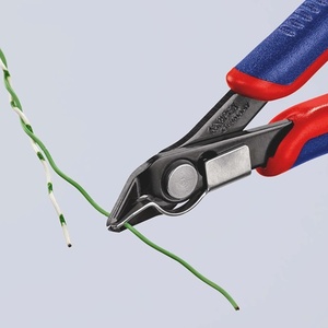 Electronic Side <b>Cutters</b> Super-Knips 125 mm Form 8 Beveled <b>Edge</b> Very Small Burnished-KNIPEX - Product Image 5