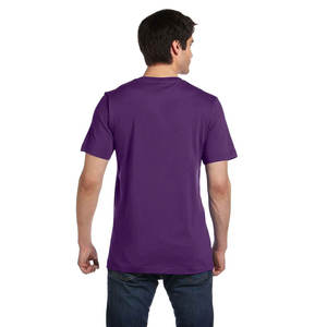 เสื้อยืดผู้ชายสีเทาแห้งเร็วแขนสั้นลำลองสีพื้นฤดูร้อน - Product Image 5