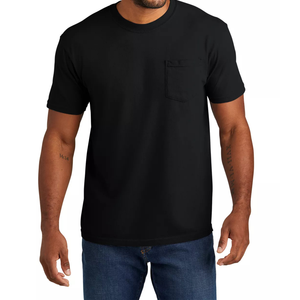 Camiseta de verano para hombre con logotipo bordado impreso personalizado de alta calidad, cómoda, transpirable, 100% de algodón, camisetas informales más vendidas - Product Image 4