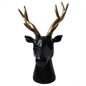 Sculpture d'angle artistique moderne en métal, motif animalier, pour décoration intérieure, alimentée par USB, haute qualité, silencieuse, motif Sagesse, fabriquée par Zahid - Product Image 5
