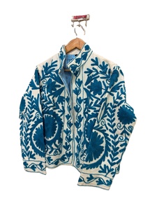 White <b>Jacket</b> Suzani <b>Jacket</b> Embroidered <b>Jacket</b> For Women <b>Hippie</b> <b>Jacket</b> Velvet <b>Jacket</b> Indian Wholesaler Of Winter <b>Jacket</b> - Product Image 1