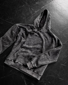 OEM Mens Oversized Acid Wash Hoodies Heavyweight Vintage Washed Fleece Hoodie Sweatshirt for Men <b>Women</b> Streetwear - Product Image 2
