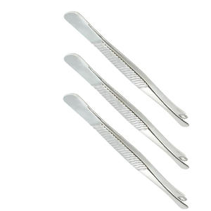 3 Fórceps de tejido ruso 6 "Instrumentos dentales quirúrgicos Acero inoxidable - Product Image 5