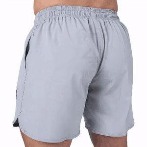 Shorts de sport pour hommes 2023 de haute qualité, motif uni, pour entraînement, course et gym, anti-plis, séchage rapide, taille élastique haute - Product Image 2