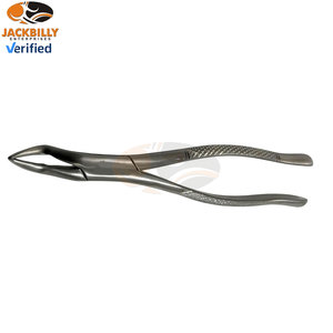 Pince d'extraction dentaire manuelle de qualité supérieure n ° 32 mâchoires dentelées pince en acier inoxydable extrayant les instruments médicaux canins supérieurs - Product Image 5