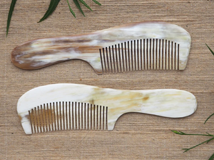 Peine para Barba de Cuerno de Búfalo Hecho a Mano, Ecológico y de Alta Calidad, con Tamaño Personalizable y Pulido Brillante para Artesanía Humana Saniya - Product Image 3