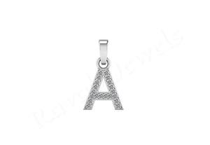 2025 Factory Direct 26 <b>Initial</b> Dainty Cute Mini <b>Silver</b> Letter Wholesale Pendant With 10mm Zircon Charm Good Quality Classic Gift - Product Image 4