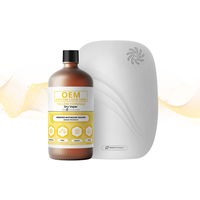 Neutraliseur d'odeurs à vapeur sèche, formule jaune : pour canalisations, égouts, odeurs d'urine et de matières fécales - Bouteille de 1L - OEM / Marque privée