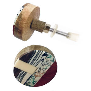 Multi-Colour Resin Wood Bone Horn Drawer <b>Door</b> Cabinet Knobs Pull Handle Handicrafts <b>for</b> Kitchen Bedroom Outdoor Warehouse Villa - Product Image 2