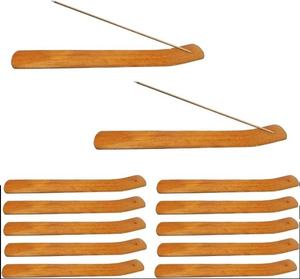 Soporte de incienso de palanca de quemador de madera maciza creativa para aromaterapia interior - Product Image 1
