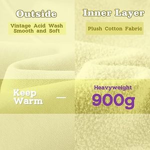 Sudaderas con Capucha para Hombre, Invierno, Color Sólido, 100% Algodón, Felpa, Corte Regular, Secado Rápido, Transpirables, Alta Calidad - Product Image 6